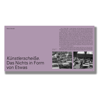 Presentazione del libro “Merda d’artista Künstlerscheisse Merde d’artiste Artist’s Shit”