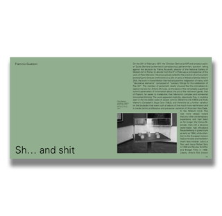 Presentazione del libro “Merda d’artista Künstlerscheisse Merde d’artiste Artist’s Shit”