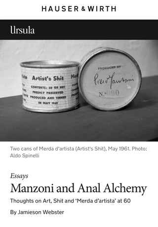 Piero Manzoni’s Artist’s Shit