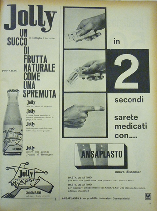 Iconografie del cibo: Piero Manzoni e la pubblicità del suo tempo, Pubblicità Jolly, “Epoca”, 2 aprile 1961