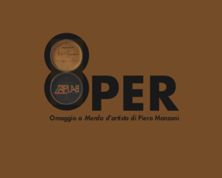 8PER / Omaggio a Merda d’artista di Piero Manzoni
