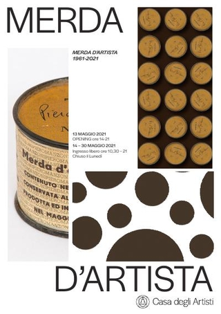 Invito a 8PER / Omaggio a Merda d’artista di Piero Manzoni